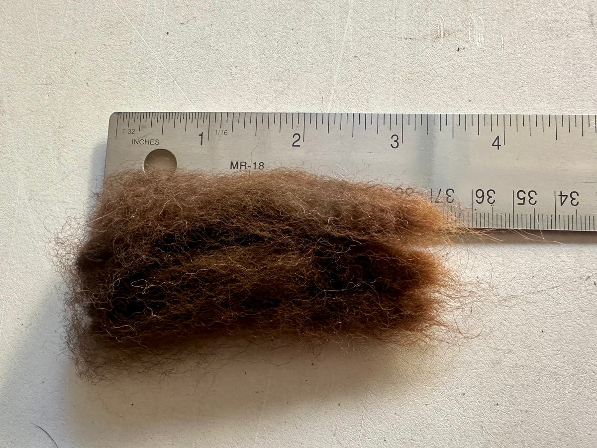 Alpaca Fiber: Chocolate Brown