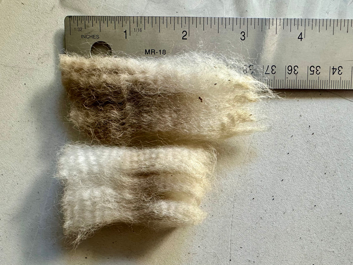 Alpaca Fiber: White